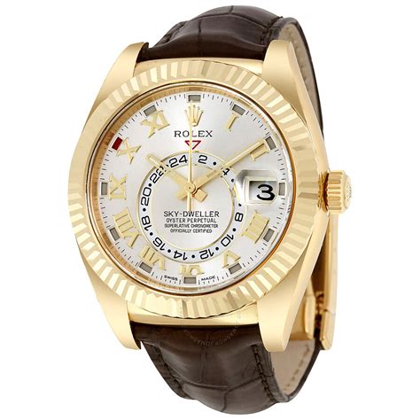 rolex 326138 leather|rolex sky dweller price.